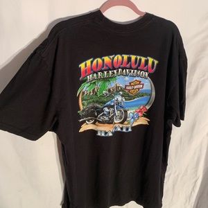Harley Davidson 2008 Hawaii Graphic Tee Shirt